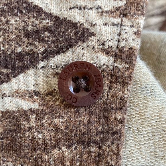 🛑 SOLD 🛑 RALPH LAUREN Women’s Southwestern Aztec Brown Sweater Jacket - Picture 8 of 12